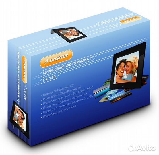 Цифровая фоторамка digma PF-730, 7