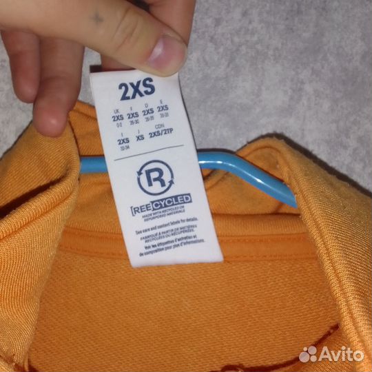 Лонгслив короткий Reebok