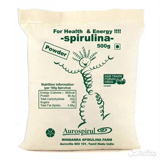 Спирулина Organic 100 гр. Скрытая сила суперфуда