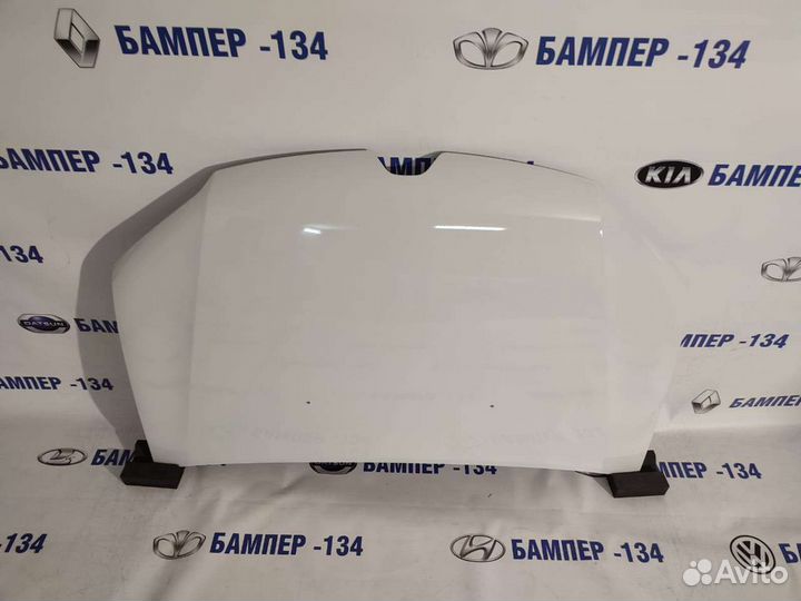 Капот renault logan 2 белый