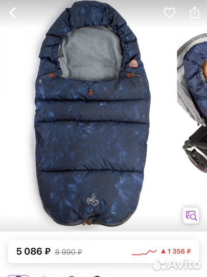 Зимний конверт в коляску