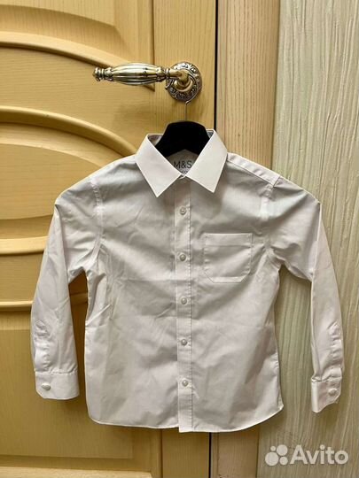 Рубашка новая 128 Marks & Spenser