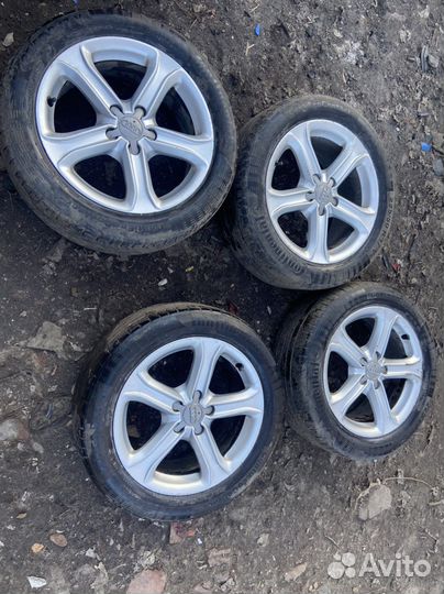 Оригинальный комплект колес audi r17/ 5х112