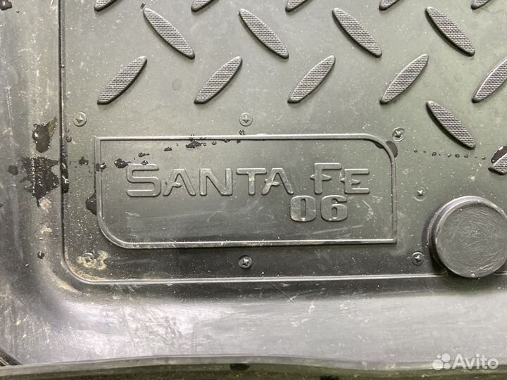 Резиновые коврики santafe 2006-2010 туарег 2008