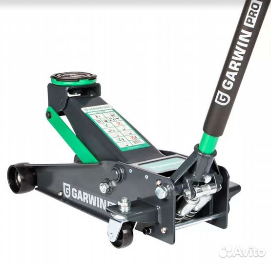 Домкрат подкатной 3т 2-х поршневой Garwin Гарантия