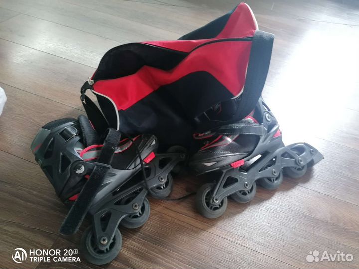 Сумка, защита, Ролики раздвижные 31-36