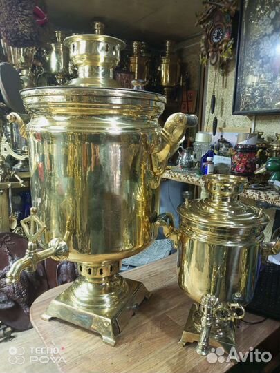 Самовар трактирный большой