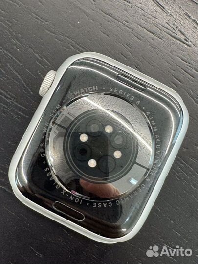 Часы apple watch 6 44mm silver