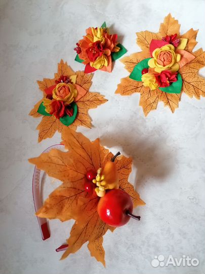 Резинка для волос на праздник осени