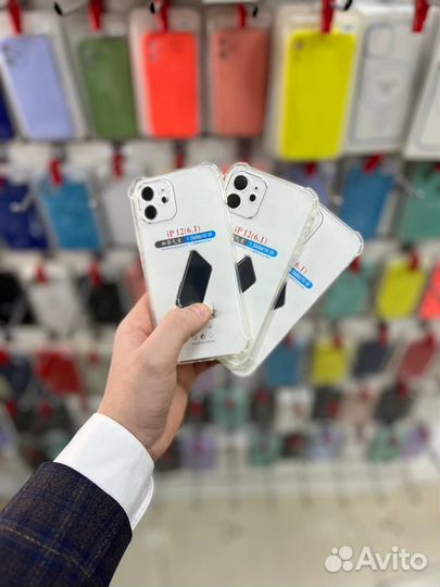 Прозрачный новый чехол iPhone 12