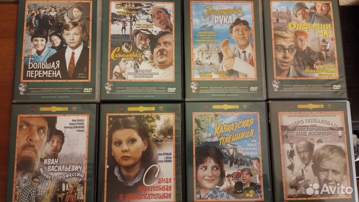 Фильмы, сериалы, шоу и мультфильмы на DVD дисках