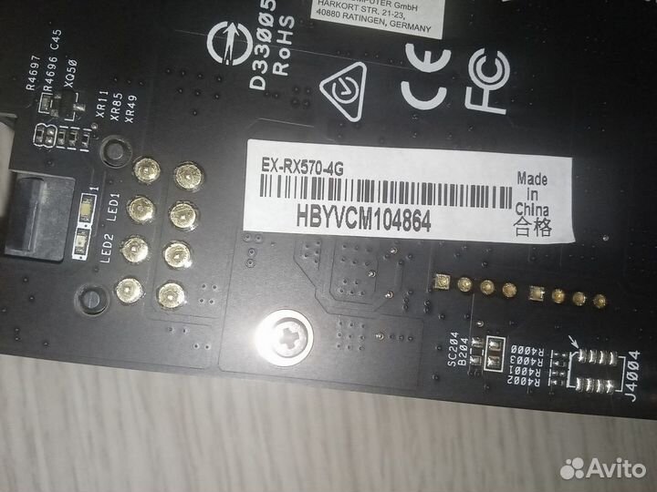 Видеокарта Asus RX 570 4gb 256bit(Нет Изображения)