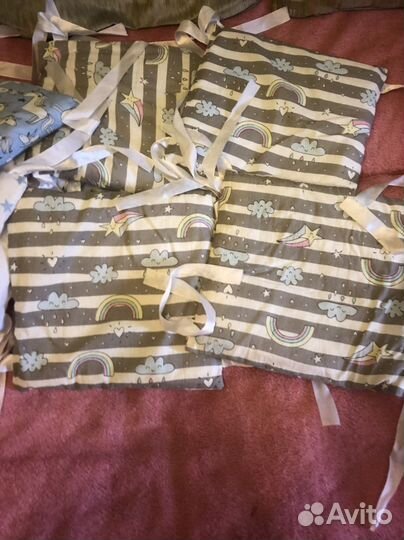 Бортики в детскую кроватку