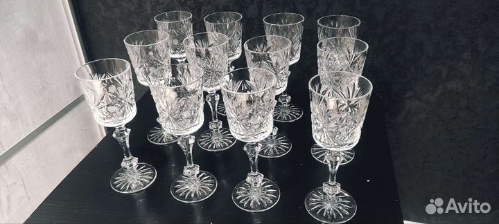 Фужеры хрустальные СССР