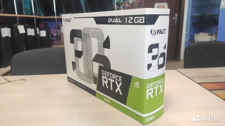 Видеокарта palit RTX3060 12GB нoвaя не вскрывалась