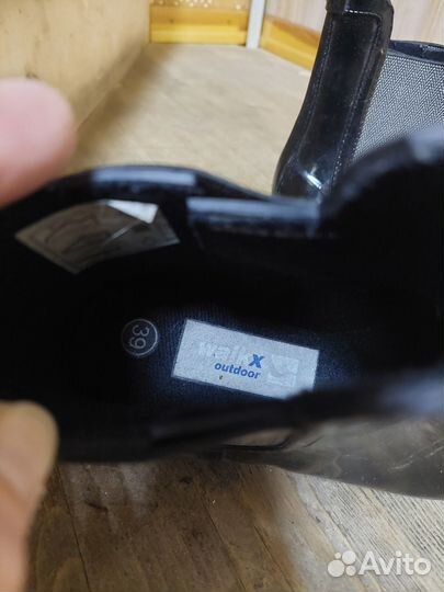 Полусапожки женские резиновые 37-38р