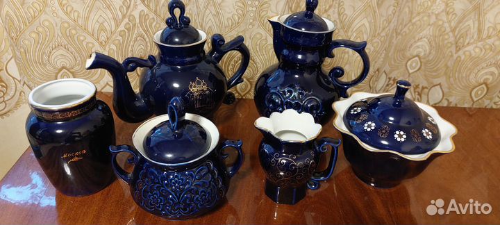 Посуда кобальт