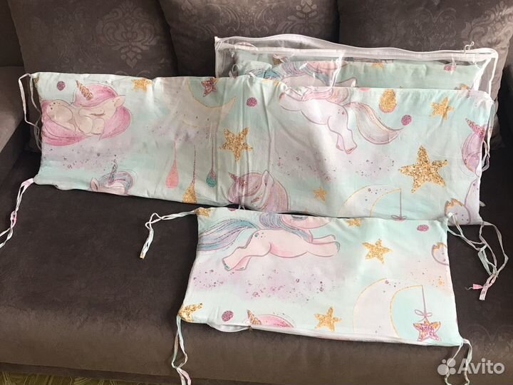 Бортики в детскую кроватку