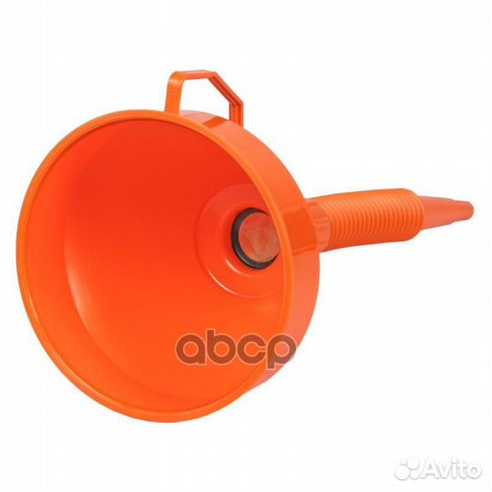 Воронка D-160 мм, гибкий носик 400 мм, латунная