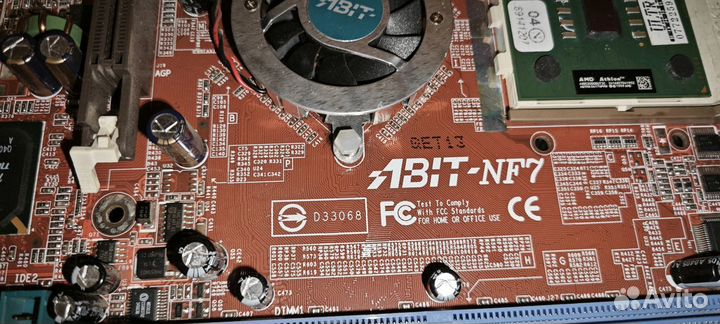 Материнская плата abit NF7 процессор Athlon 2000+