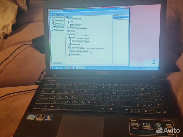 Ноутбук asus X55V
