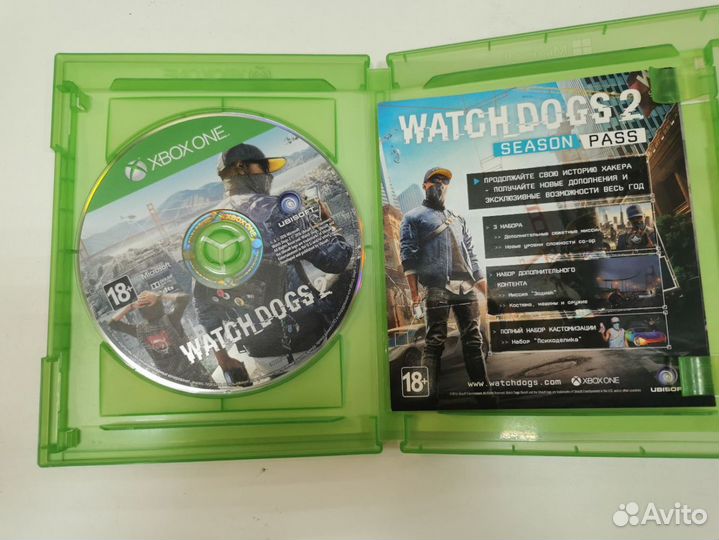 Игровые диски. Xbox One Watch Dogs 2