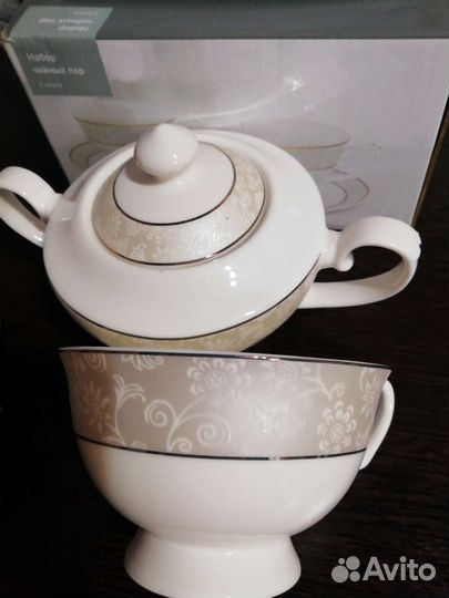 Подарочный форфоровый набор тройка