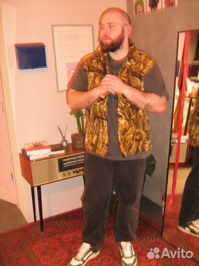 Новая камуфляжная оверсайз жилетка camo