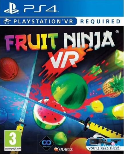 Fruit Ninja (только для PS VR) PS4, английская вер
