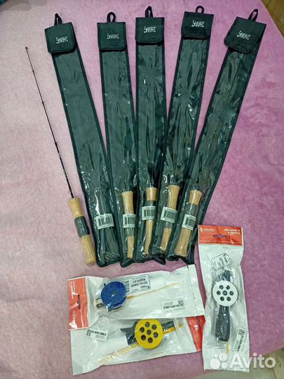 Спиннинги зимнии LJ и блесна Lucky John (Salmo)