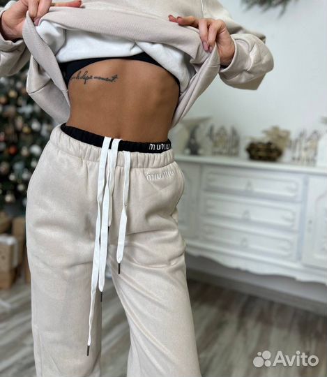 Костюм тройка на велюре Miu Miu lux