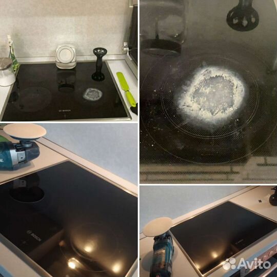 Полировка варочной панели