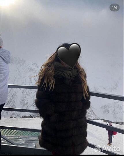 Шуба трансформер из песца