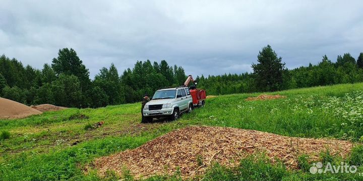 Дробилка, измельчитель веток мощная
