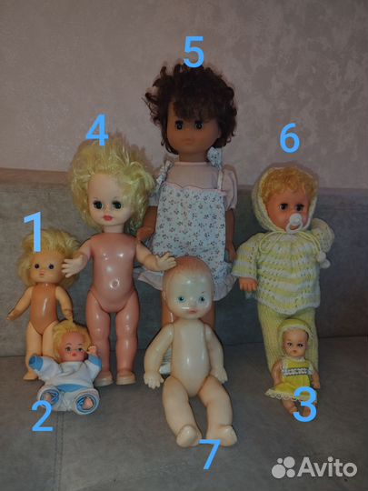 Куклы СССР, пупсы