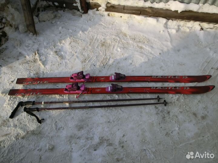 Горные лыжи с ботинкамт