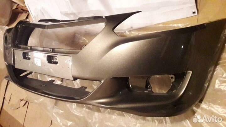 Передний бампер на Датсун он до коричневый