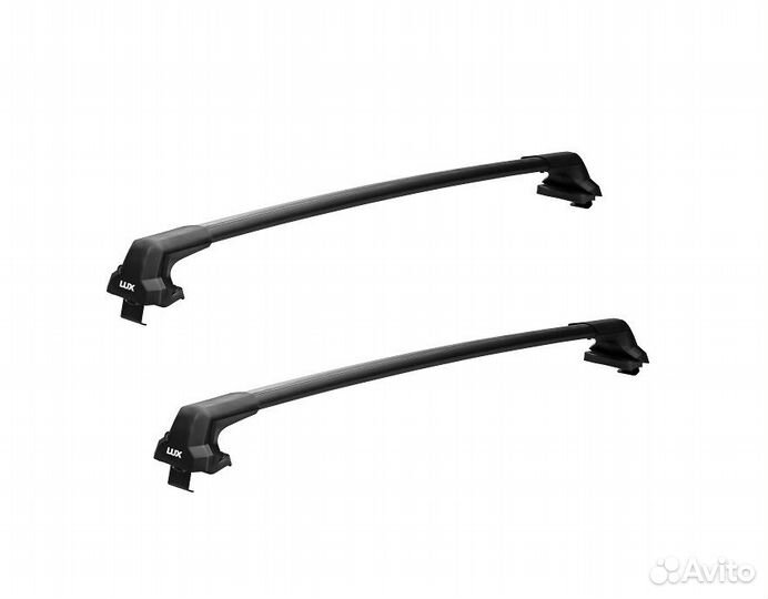 Багажник LUX city для Audi A4 седан 2015- черный