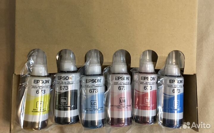 Чернила для принтера Epson L800, L805, L1800