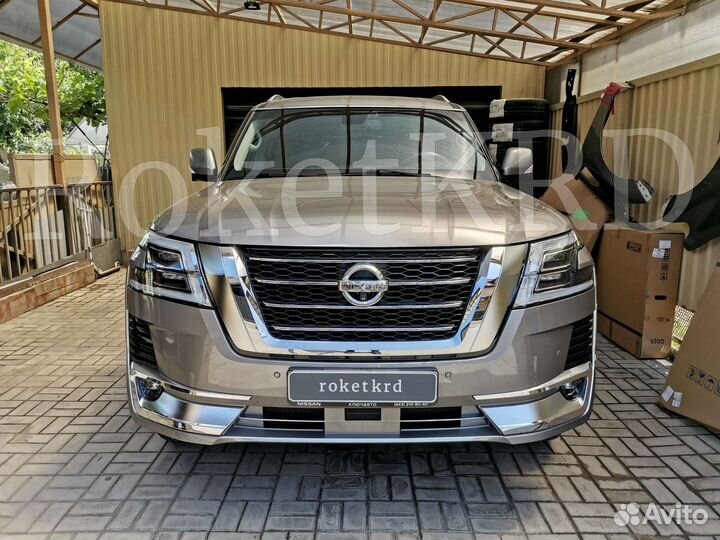 Рестайлинг Nissan Patrol из 2010 в 20 г Y62 A43r80