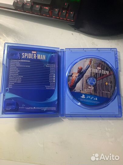 Человек паук ps4 диск