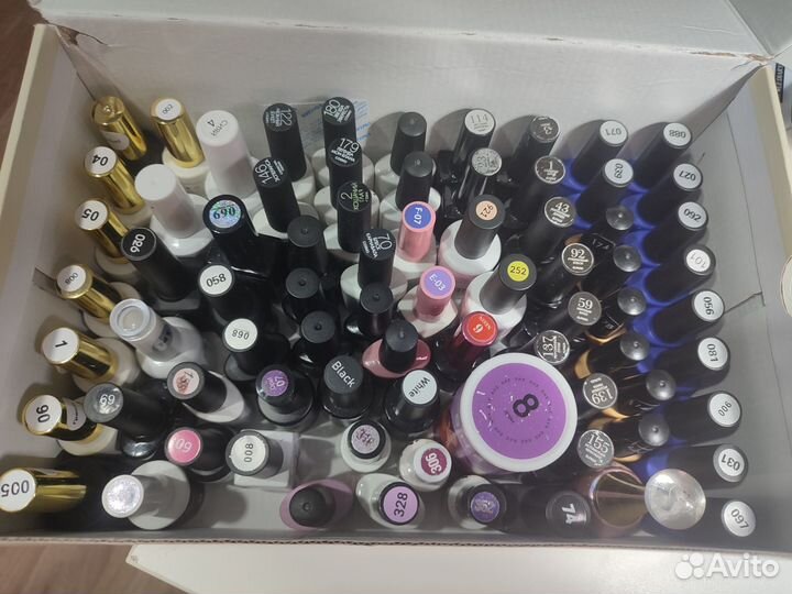 Набор гель лак, пластины для стемпинга