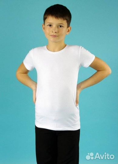 Ф 2.03 Футболка детск.белый (146-76-63 / 11 лет)