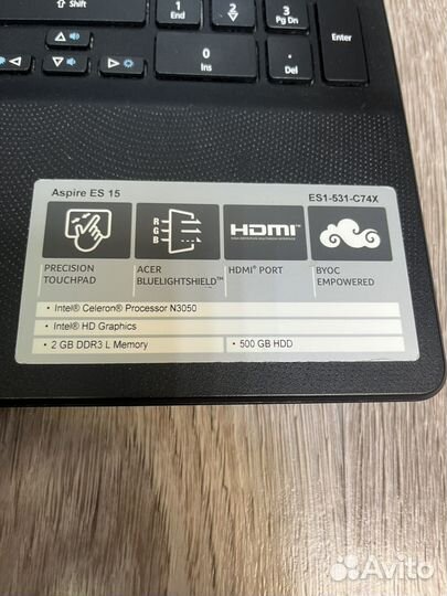 Продам Ноутбук Acer Aspire 15 ES1-531