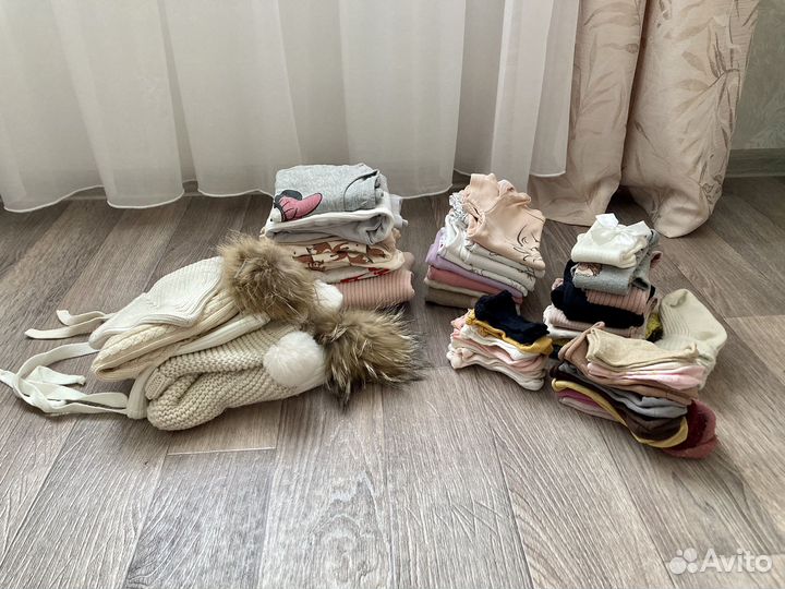 Детские вещи пакетом для девочек 74-80