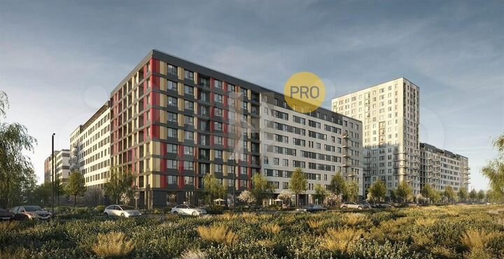 2-к. квартира, 69,3 м², 7/17 эт.