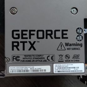 Видеокарта Rtx 3080 10Gb на запчасти