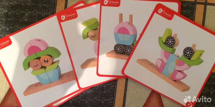 Развивающая игра пирамида Сова