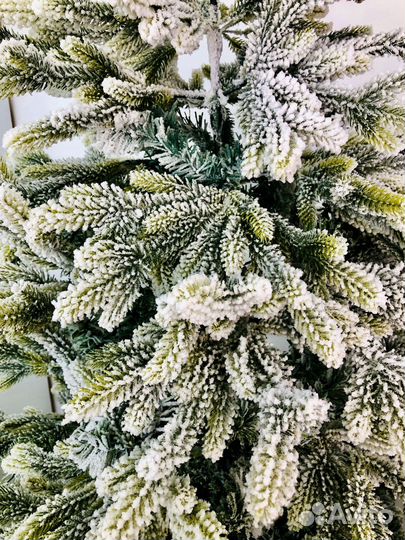 Елка искусственная заснеженная литая + пвх