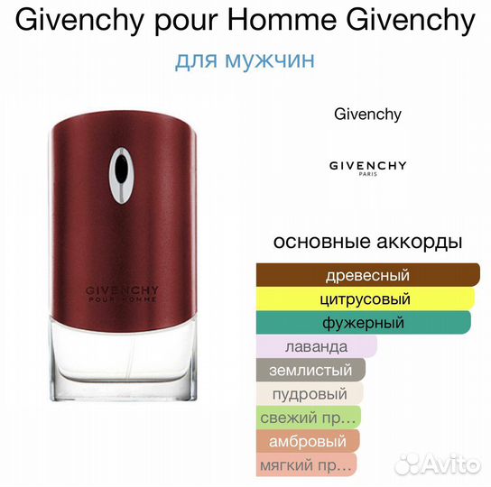 Givenchy pour Homme Givenchy